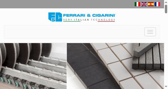 Screenshot of ferrariecigarini.com
