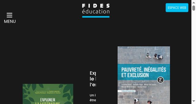 Screenshot of fideseducation.ca