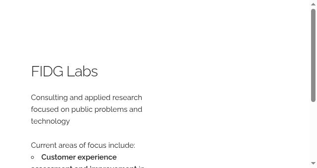 Screenshot of fidg.org