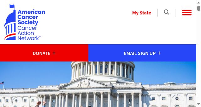 Screenshot of fightcancer.org
