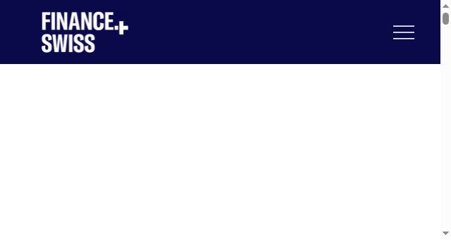 Screenshot of finance.swiss