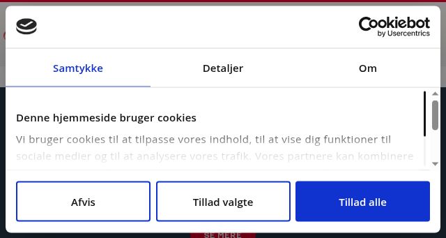 Screenshot of finansdanmark.dk