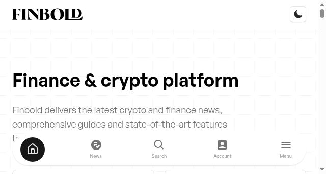 Screenshot of finbold.com