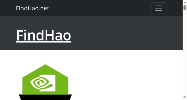 Screenshot of findhao.net