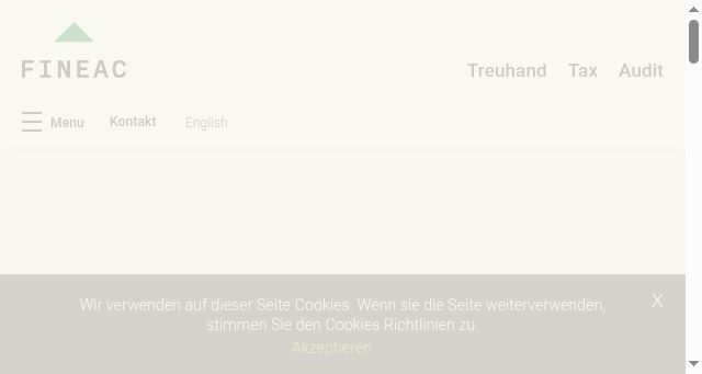 Screenshot of fineac.ch
