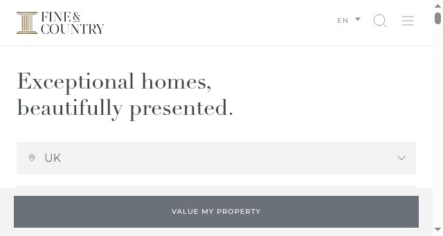 Screenshot of fineandcountry.co.th