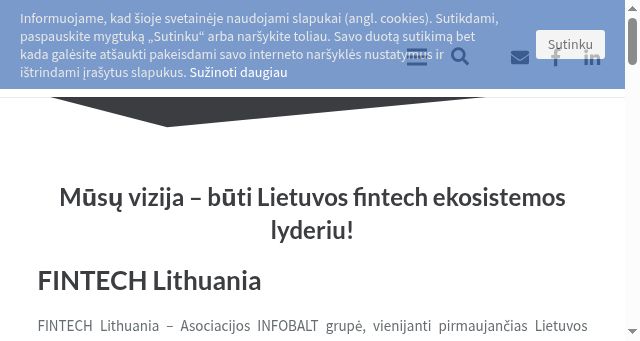 Screenshot of fintechlt.com