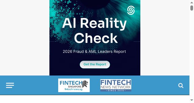 Screenshot of fintechnews.sg
