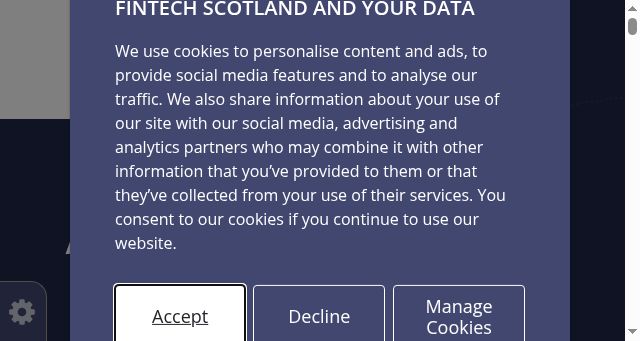 Screenshot of fintechscotland.com
