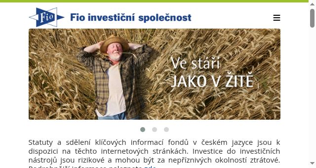 Screenshot of fiofondy.cz