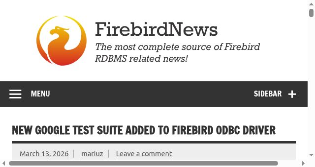 Screenshot of firebirdnews.org