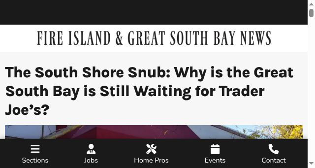 Screenshot of fireislandnews.com