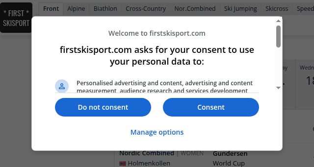 Screenshot of firstskisport.com