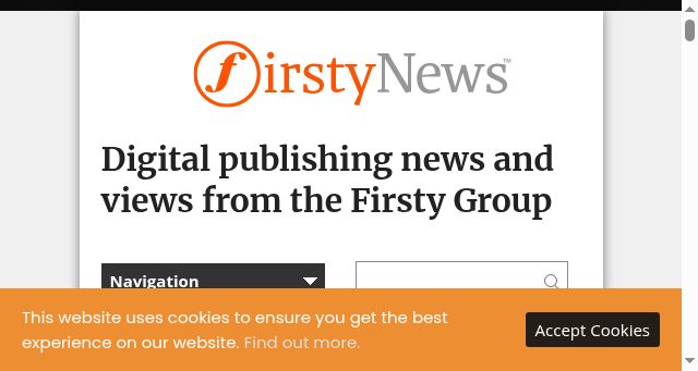 Screenshot of firstynews.com