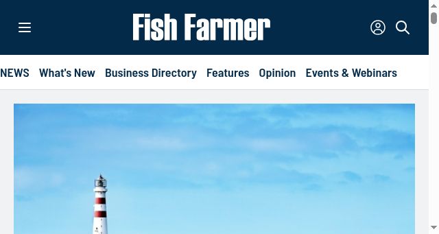 Screenshot of fishfarmermagazine.com
