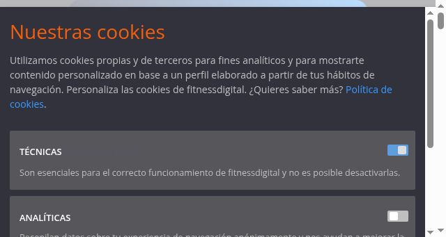 Screenshot of fitnessdigital.com