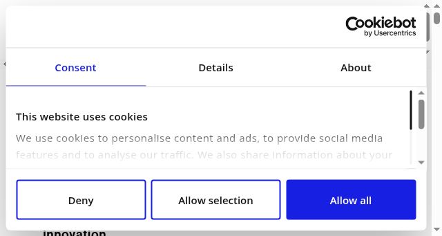 Screenshot of fiven.eu