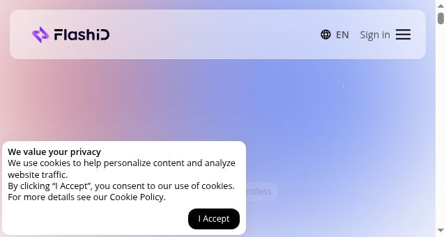 Screenshot of flashid.net