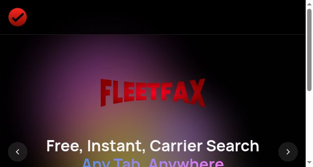 Screenshot of fleetfax.com