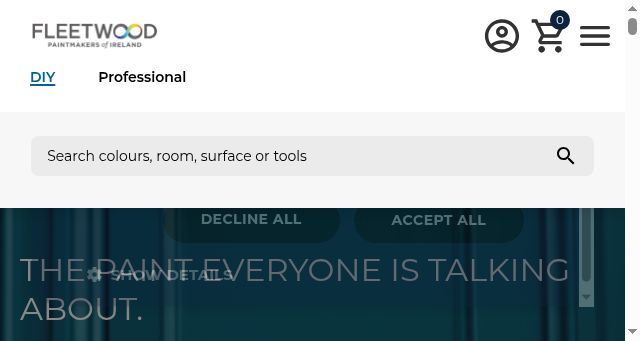 Screenshot of fleetwood.ie