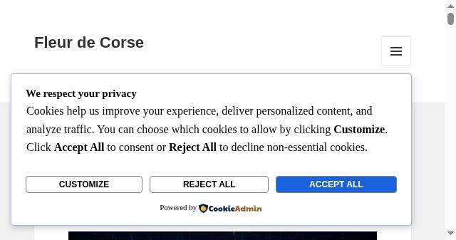 Screenshot of fleurdecorse.com