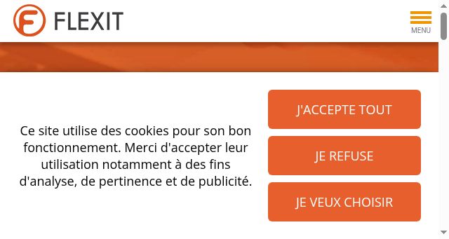 Screenshot of flexit.fr