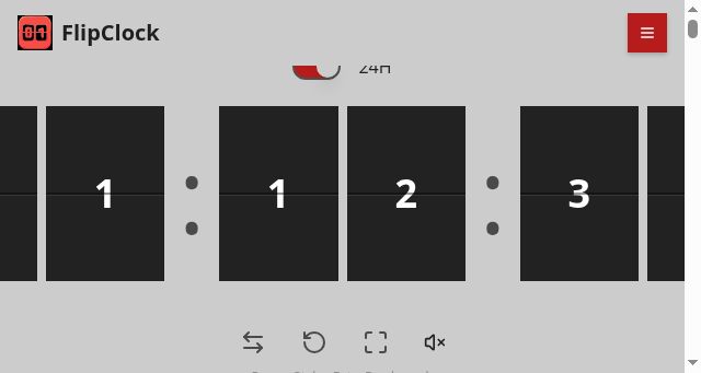 Screenshot of flipclocker.online