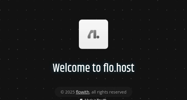 Screenshot of flo.host