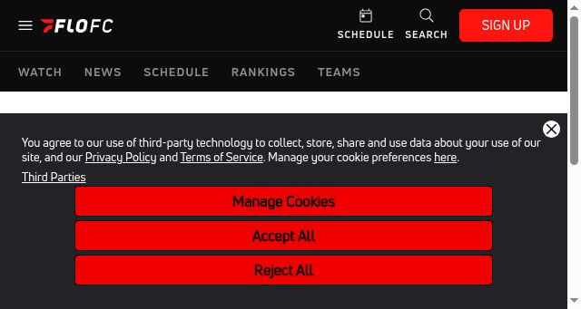Screenshot of flofc.com