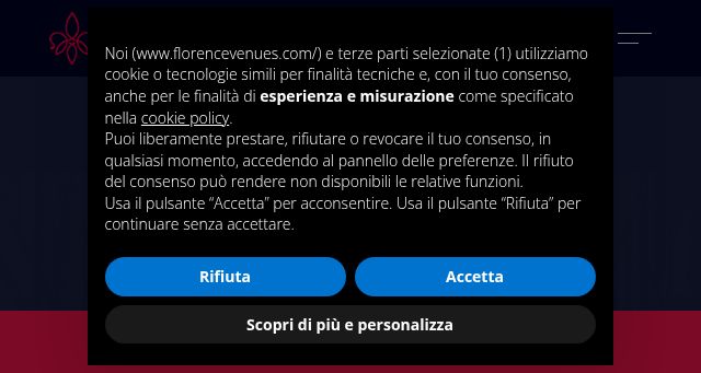 Screenshot of florencevenues.com