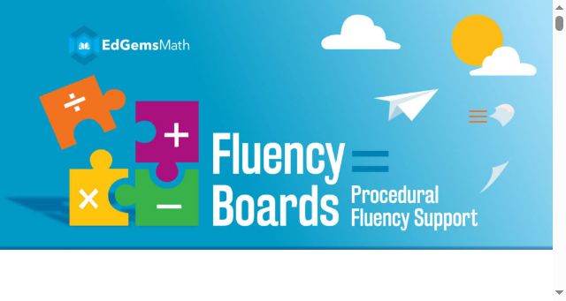 Screenshot of fluencyboards.com