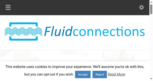 Screenshot of fluidconnections.co.uk
