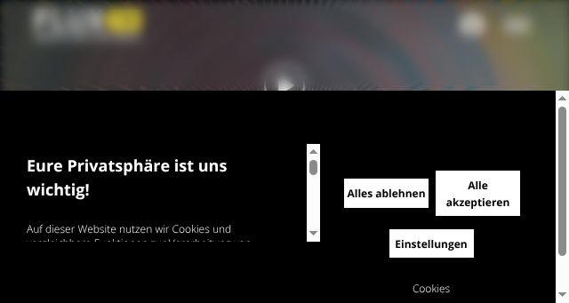 Screenshot of fluxfm.de