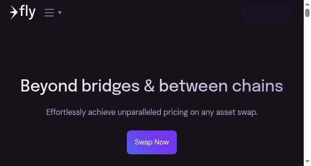 Screenshot of fly.trade
