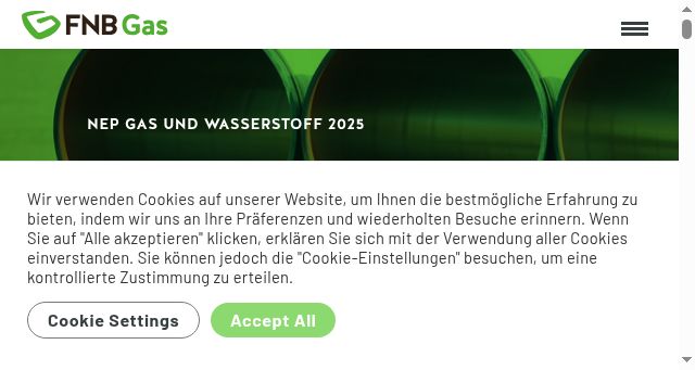Screenshot of fnb-gas.de