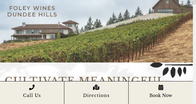 Screenshot of foleywinesdundeehills.com