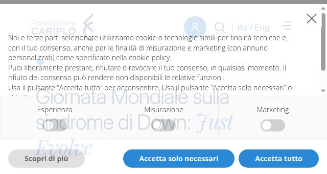 Screenshot of fondazionecariplo.it