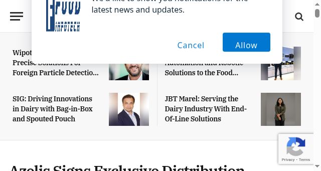 Screenshot of foodinfotech.com
