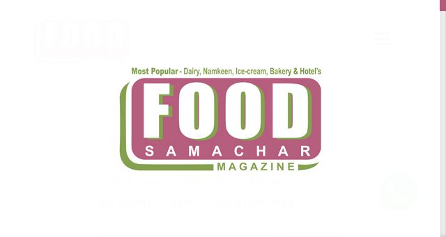 Screenshot of foodsamachar.co.in