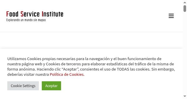 Screenshot of foodserviceinstitute.org