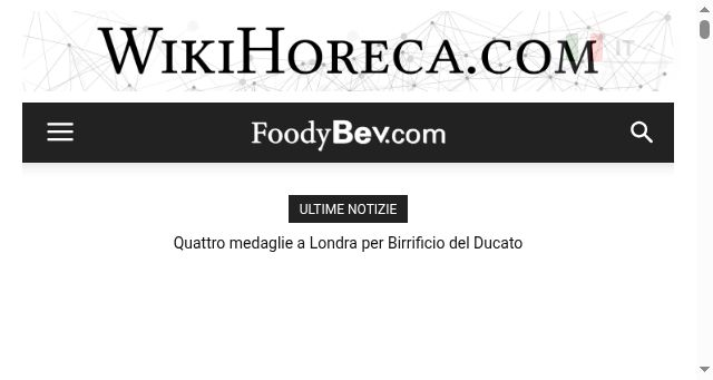 Screenshot of foodybev.com