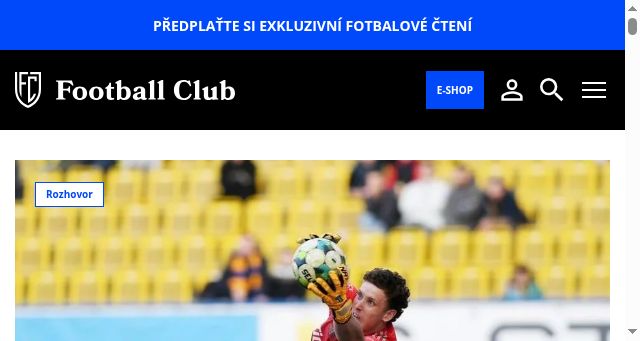 Screenshot of footballclub.cz