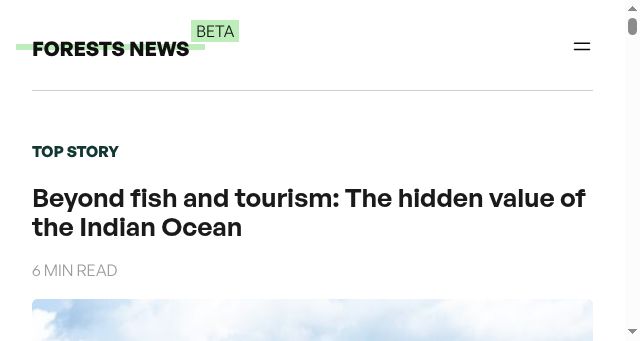 Screenshot of forestsnews.org