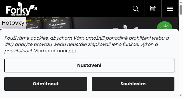Screenshot of forkys.store