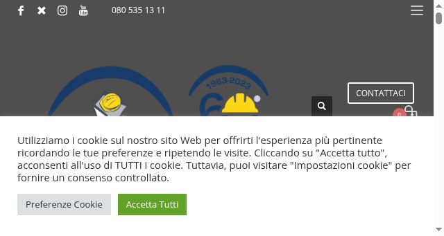 Screenshot of formedilbari.it