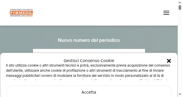 Screenshot of formedilveneto.it