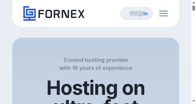Screenshot of fornex.com