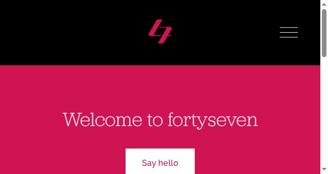 Screenshot of fortyseven.com