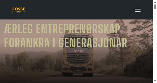 Screenshot of fossemaskin.no