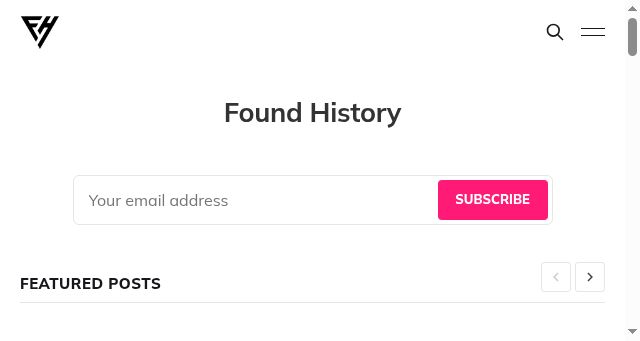 Screenshot of foundhistory.org